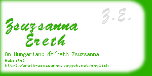 zsuzsanna ereth business card
